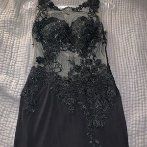 Jovani Black Homecoming Dress